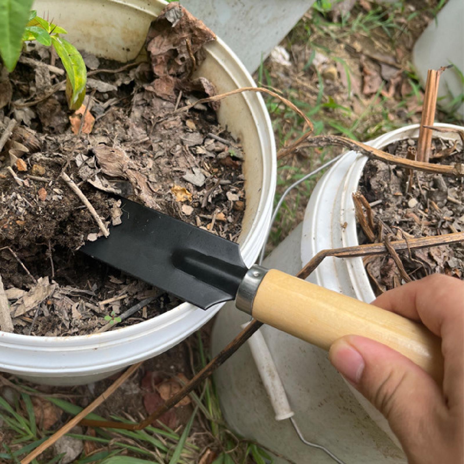 Gardening Tools Spade - 작은 정원용 삽, 목재 손잡이 다기능