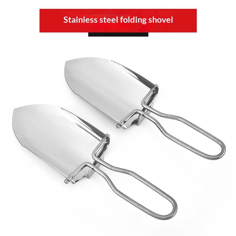 Gardening Tools Spade - 1/2개 스테인레스 스틸 접이식 삽 –