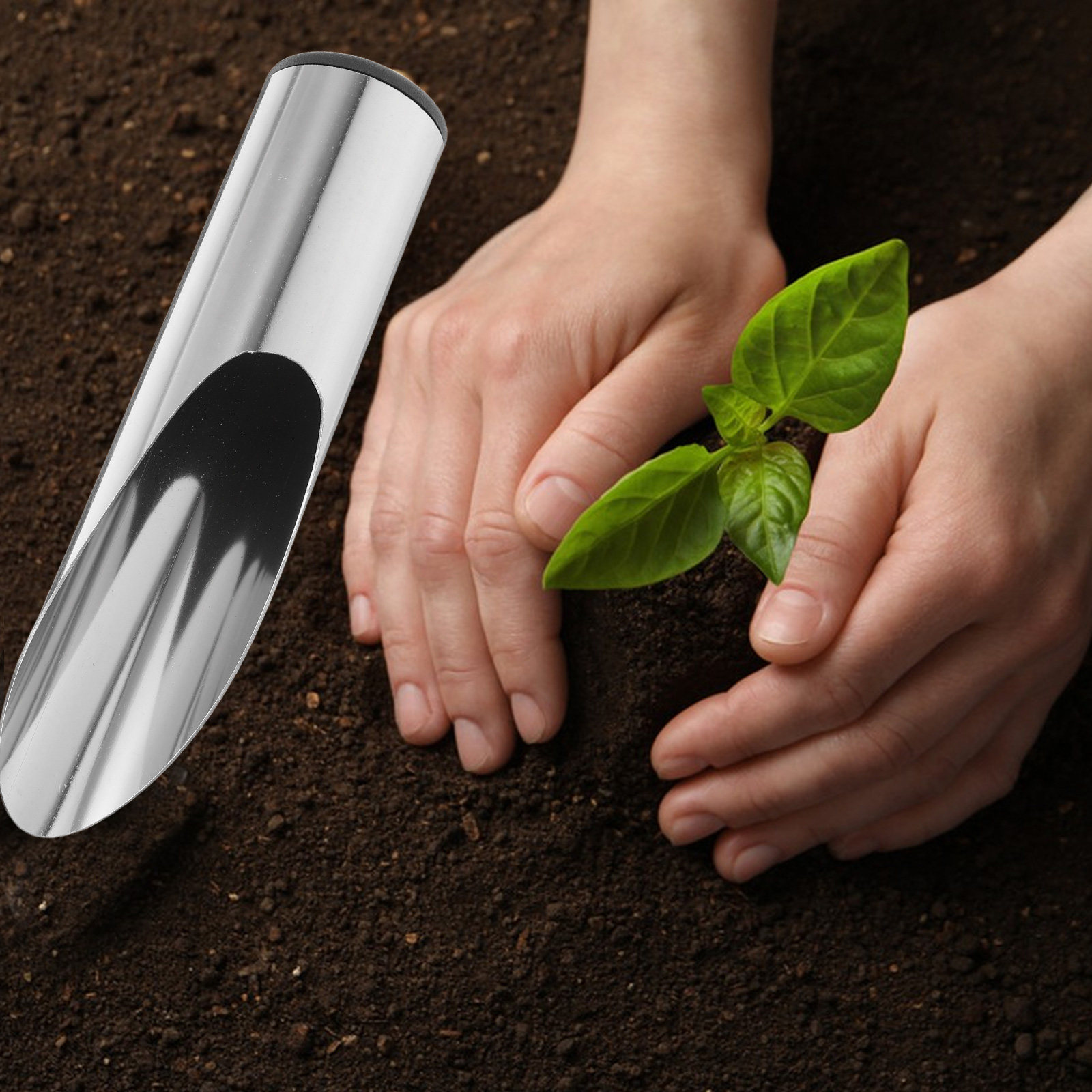 스테인레스 스틸 정원 삽 경량 휴대용 흙 스쿠프 도구  - Gardening Tools Spade 리뷰 및 가격