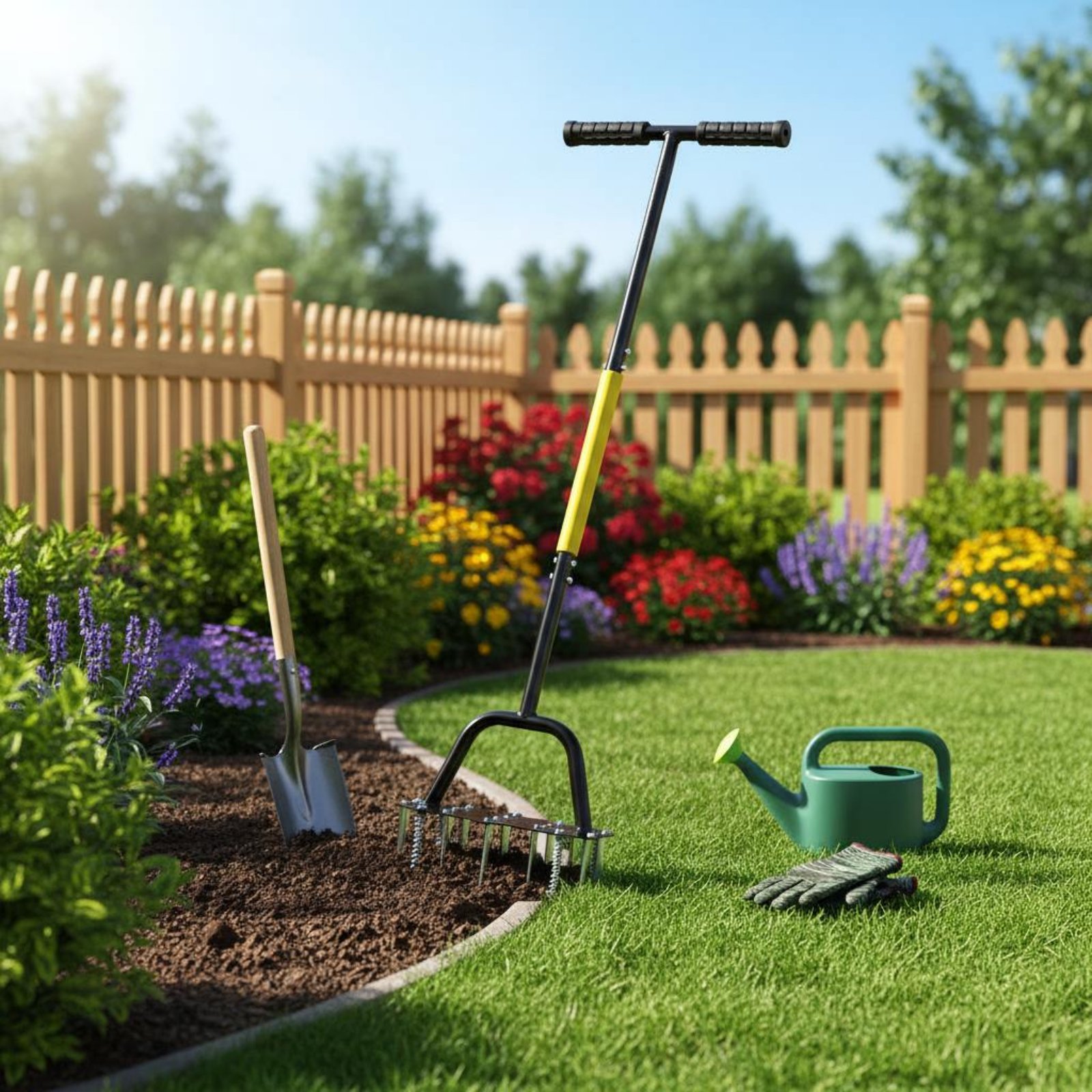 반달형 잔디깎이, 분리형 디자인, 수동 잔디깎이, 톱니 - Gardening Tools Spade 리뷰 및 가격