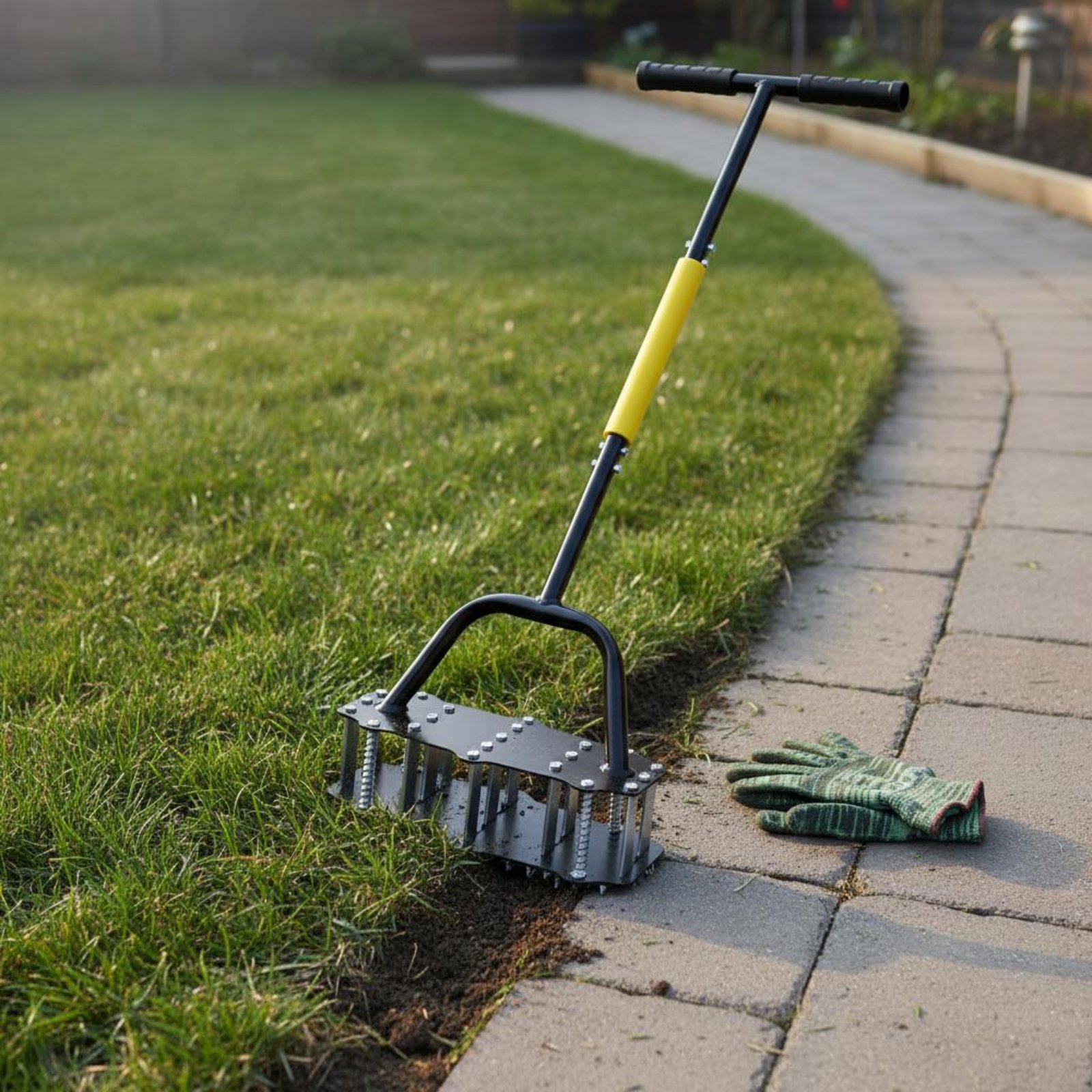 반달형 잔디깎이, 분리형 디자인, 수동 잔디깎이, 톱니 - Gardening Tools Spade 리뷰 및 가격