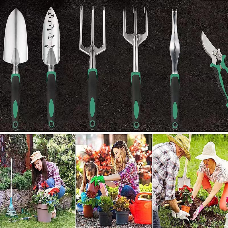 11종 정원 도구 세트 알루미늄 합금 스테인리스 스틸  - Gardening Tools Spade 리뷰 및 가격