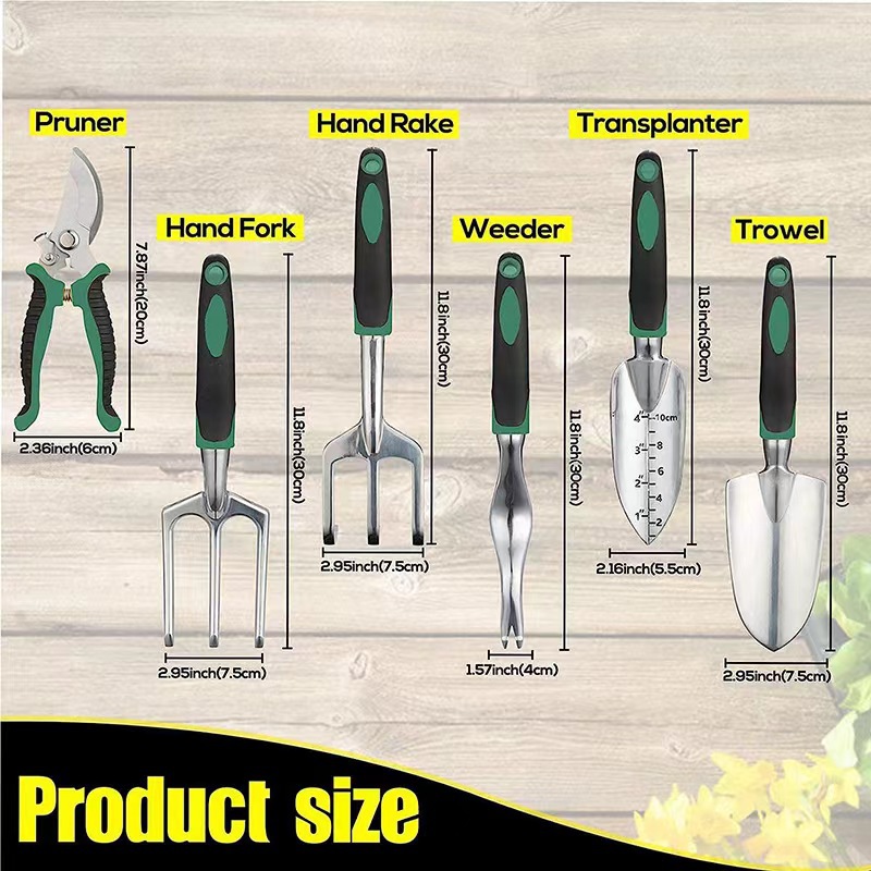 11종 정원 도구 세트 알루미늄 합금 스테인리스 스틸  - Gardening Tools Spade 리뷰 및 가격