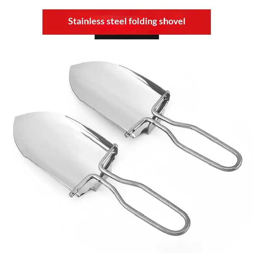 스테인레스 스틸 접이식 삽 2개 다목적 원예 이식 도구 - Gardening Tools Spade 리뷰 및 가격