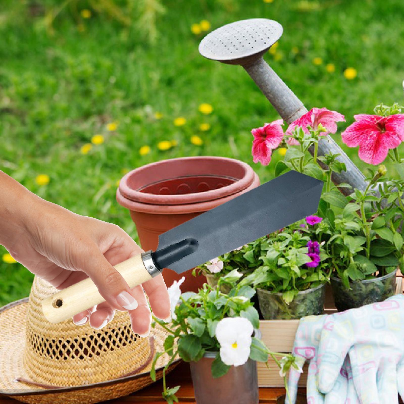 작은 정원용 삽, 목재 손잡이 다기능 원예 도구, 손삽 - Gardening Tools Spade 리뷰 및 가격
