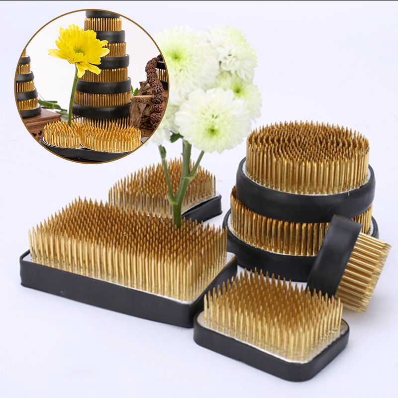 일본 꽃꽂이 Kenzan 긴 Rround 바늘 꽃 개구 - Gardening Tools Japan 리뷰 및 가격