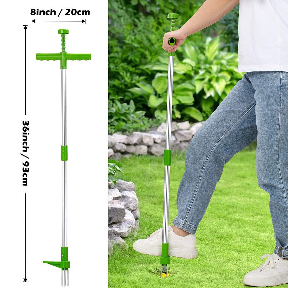 수동 내구성 킬러 도구 스탠드 업 잡초 풀러 루트 리무 - Gardening Tools To Remove Weeds 리뷰 및 가격